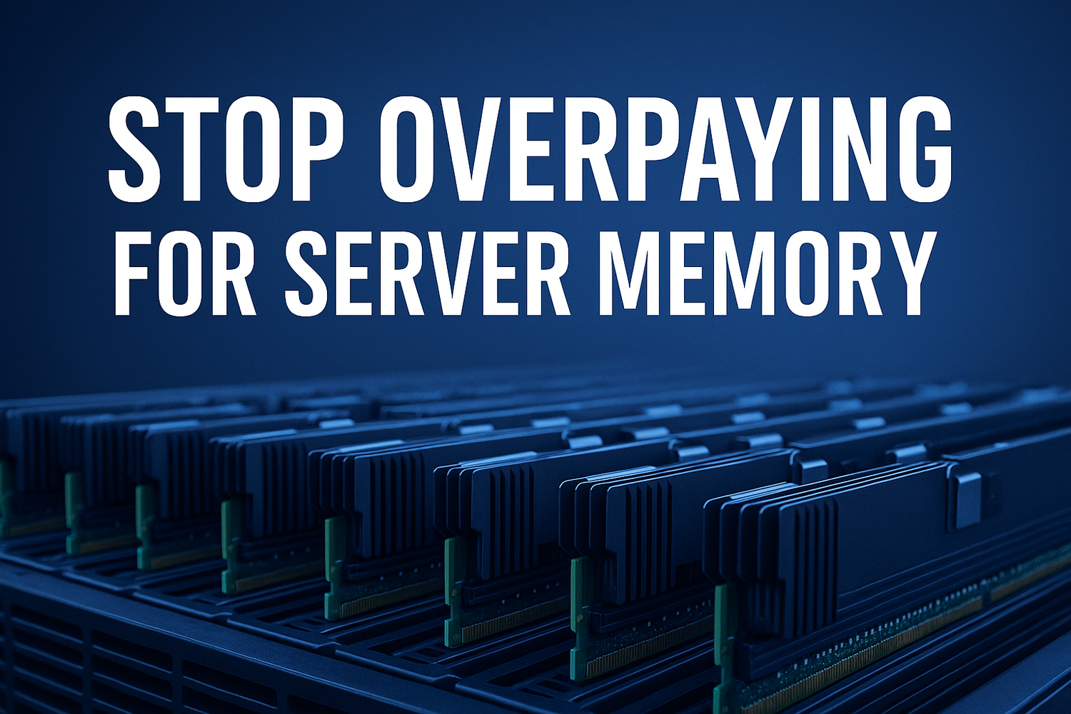 Most Teams Overpay for Server Memory—Are You One of Them?