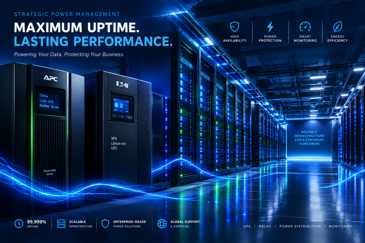 Strategic Power &amp; Uptime: How Optdex Delivers APC and Eaton Infrastructure to the Enterprise